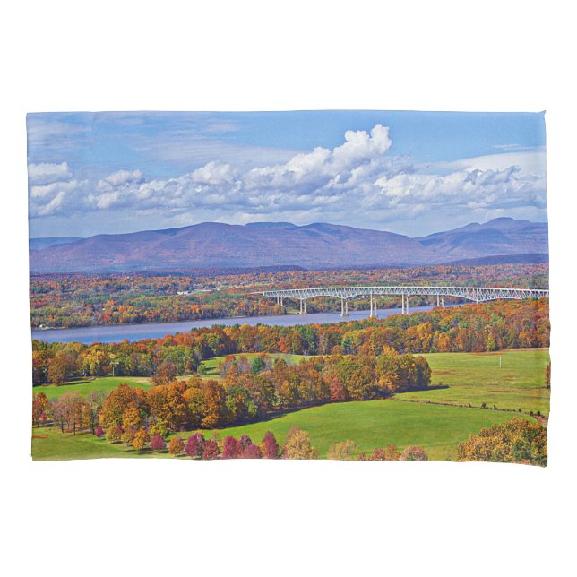 Rhinecliff Bridge in the fall Pillowcase (Front)