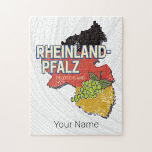 Rhineland-Palatinate Germany Federal State RLP Jigsaw Puzzle