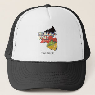 Rhineland-Palatinate Germany Federal State RLP Trucker Hat