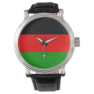 Rhinestone Black Enamel Watch