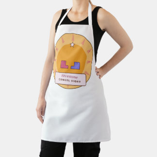 Rhinestone Cowgirl Vibes | Retro Western Sunburst  Apron