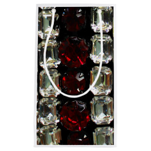 Rhinestone, diamonds, jewellery, gemstone, rubies small gift bag