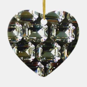Rhinestones Ceramic Tree Decoration