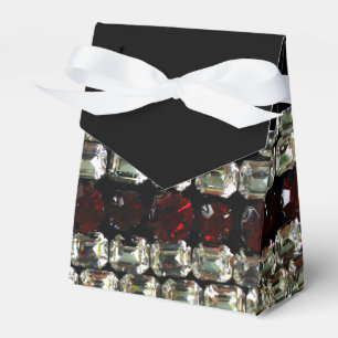 Rhinestones - vintage jewellery favour box