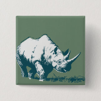 Rhino 15 Cm Square Badge