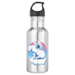Rhino Angel - Rhinoceros Conservation Awareness 532 Ml Water Bottle