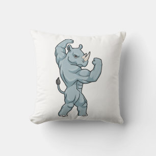 Rhino as Bodybuilder extreme Cushion