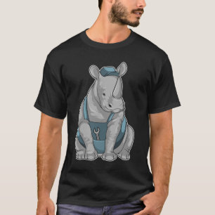Rhino as Craftsman with Wrench T-Shirt