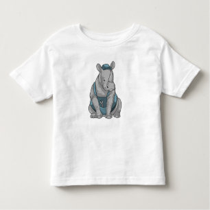 Rhino as Craftsman with Wrench Toddler T-Shirt
