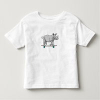 Rhino as Skater with Skateboard