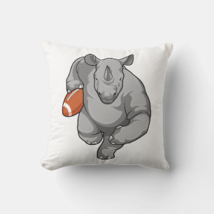 Rhino at Football Sports Cushion