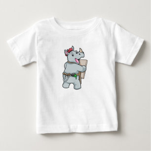 Rhino at Painting with Colours Baby T-Shirt