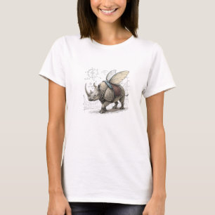 Rhino-Beetle Blueprint T-Shirt