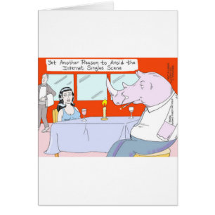 Rhino Blind Date Funny Tees Mugs & Gifts