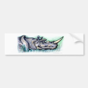 Rhino Bumper Sticker