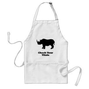 Rhino check your vitals standard apron