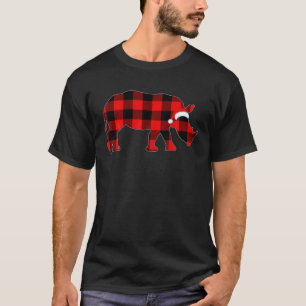 Rhino Christmas Pyjamas For Men Women Kids Rhino L T-Shirt