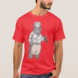 Rhino Cook Cooking spoon Cooking T-Shirt