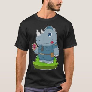 Rhino Cop Donut Police T-Shirt