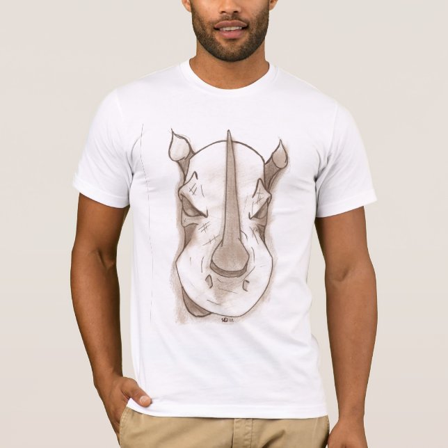 rhino - Customised T-Shirt (Front)