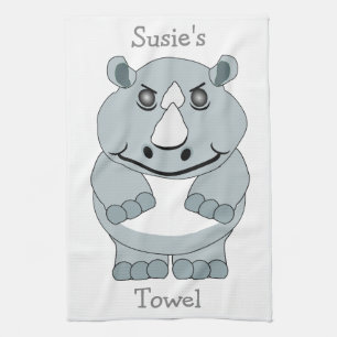 Rhino Design Tea Towel