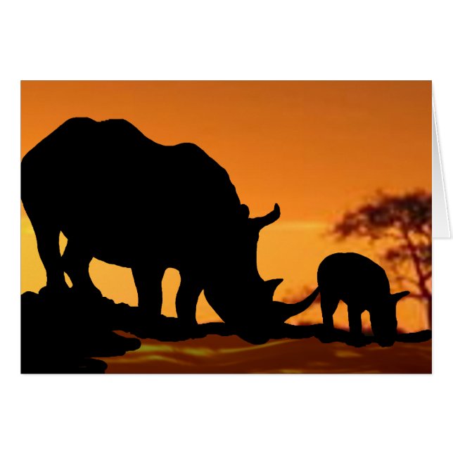 rhino family (Front Horizontal)