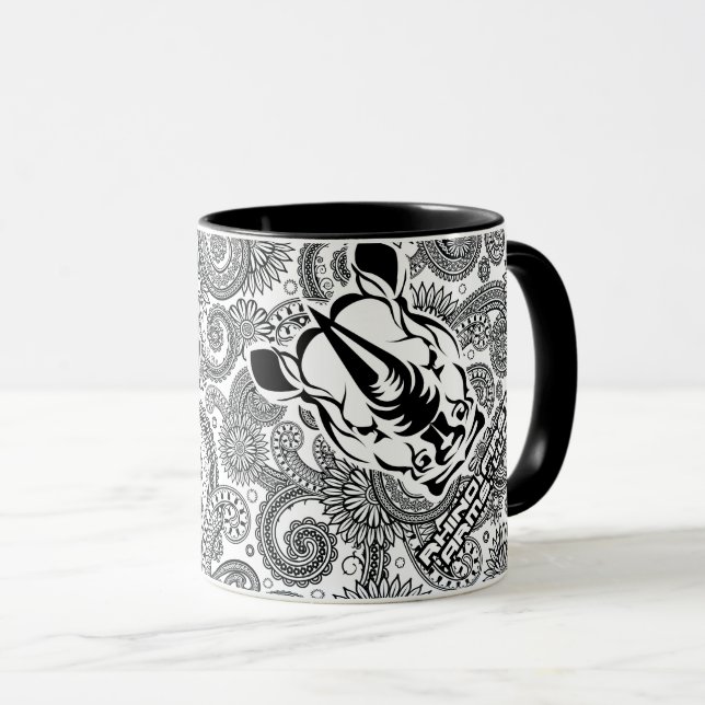 Rhino First Logo Mug (Front Right)
