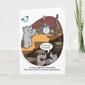 Rhino Greeting Card