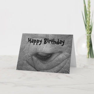 Rhino, Happy Birthday Card