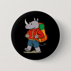 Rhino Hiking Hob 6 Cm Round Badge