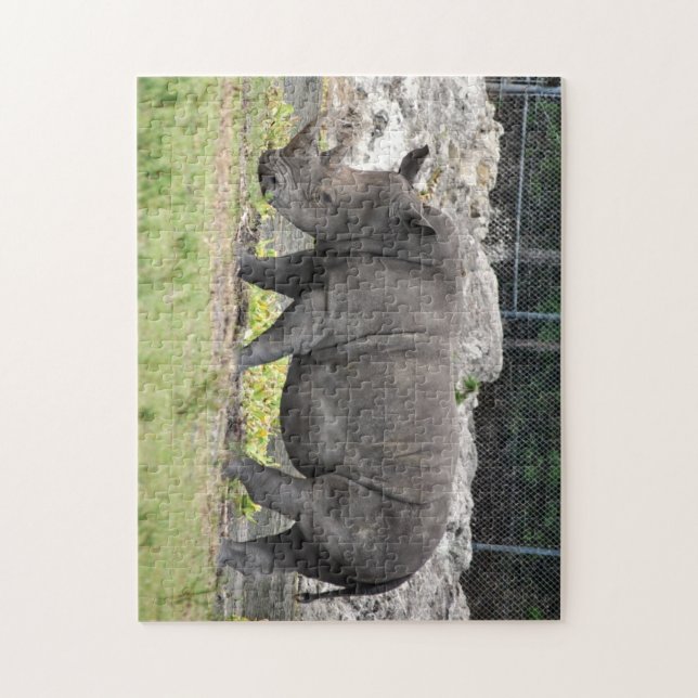 Rhino Jigsaw Puzzle (Vertical)