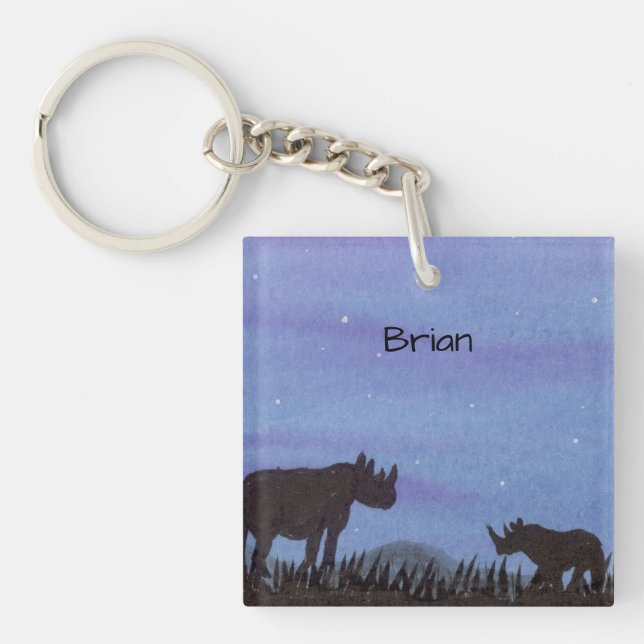 Rhino Key Ring (Front)