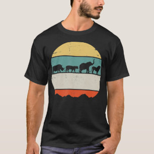 Rhino Lion Elephant From Africa Wildlife Gift T-Shirt