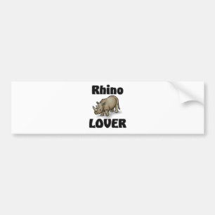 Rhino Lover Bumper Sticker