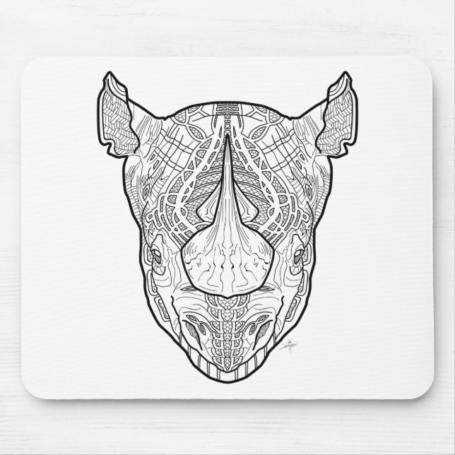 Rhino Mouse Pad (Front)