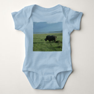 Rhino poop baby bodysuit