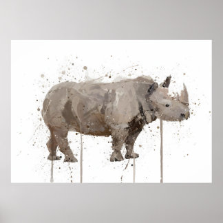 Rhino Poster