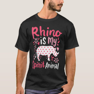 Rhino Rhinoceros Spirit Animal T-Shirt