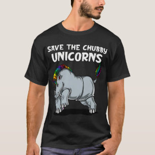 Rhino Save The Chubby Unicorns T-Shirt