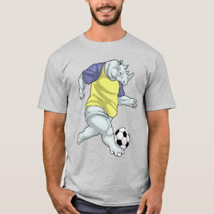 Rhino Soccer player Soccer T-Shirt