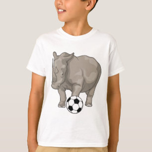 Rhino Soccer player Soccer T-Shirt