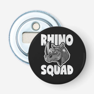 Rhino Squad Rhinoceros Love Team Gift Bottle Opener