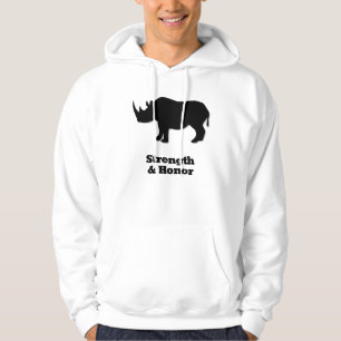 Rhino Strength And Honour black Hoodie