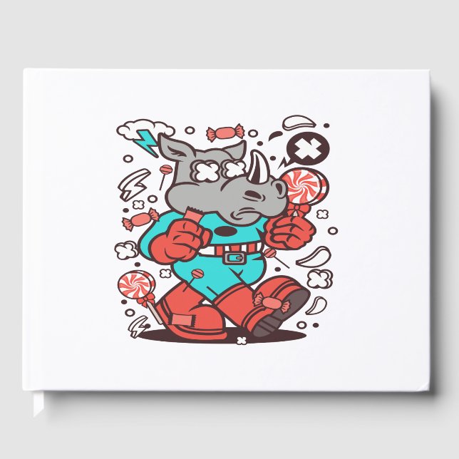 Rhino Super Candy Guest Book (Front)