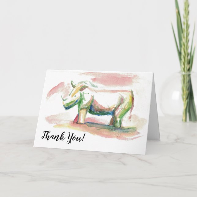 Rhino Thank You Card (Front)