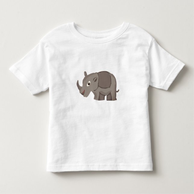Rhino Toddler T-Shirt (Front)