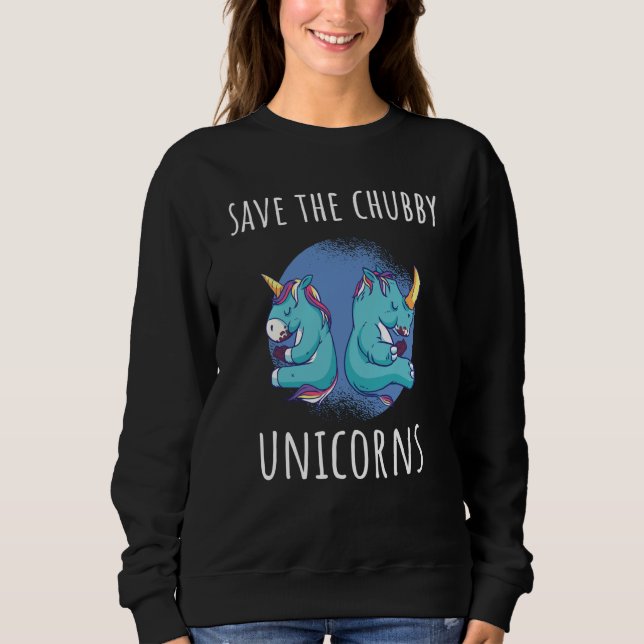 Rhino unicorn animal  1 sweatshirt (Front)