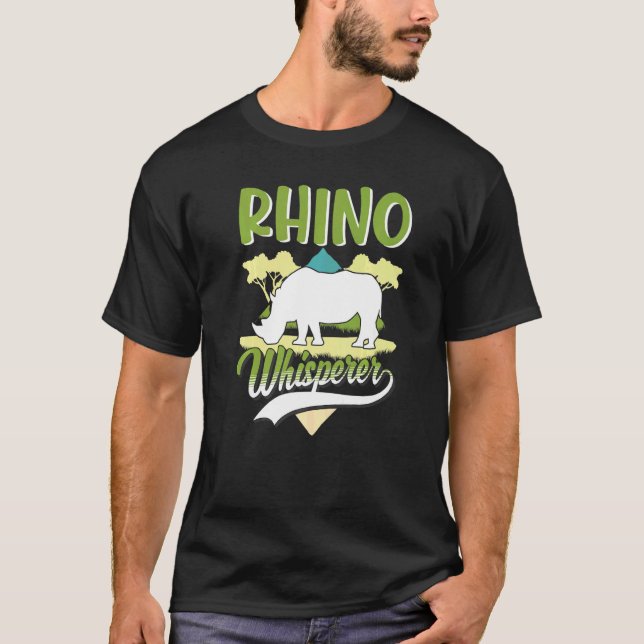 Rhino Whisperer   T-Shirt (Front)