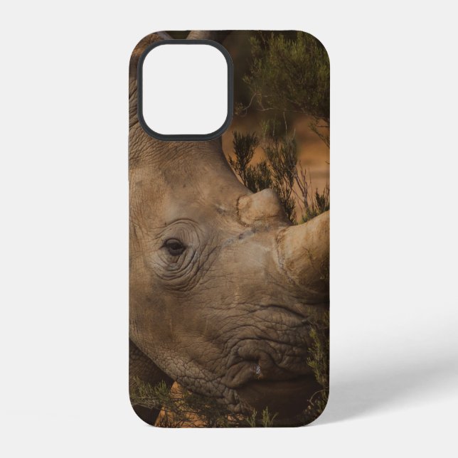 RHINO WILD ANIMALS iPhone CASE (Back)