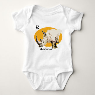 rhinoceros baby bodysuit